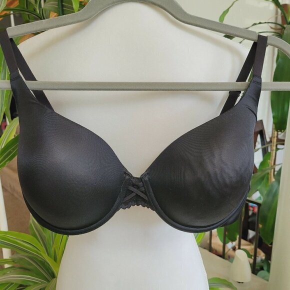 Maidenform Love The Lift Dreamwire Push Up Bra DM0066 Black Sz 38D Padded - Picture 2 of 6